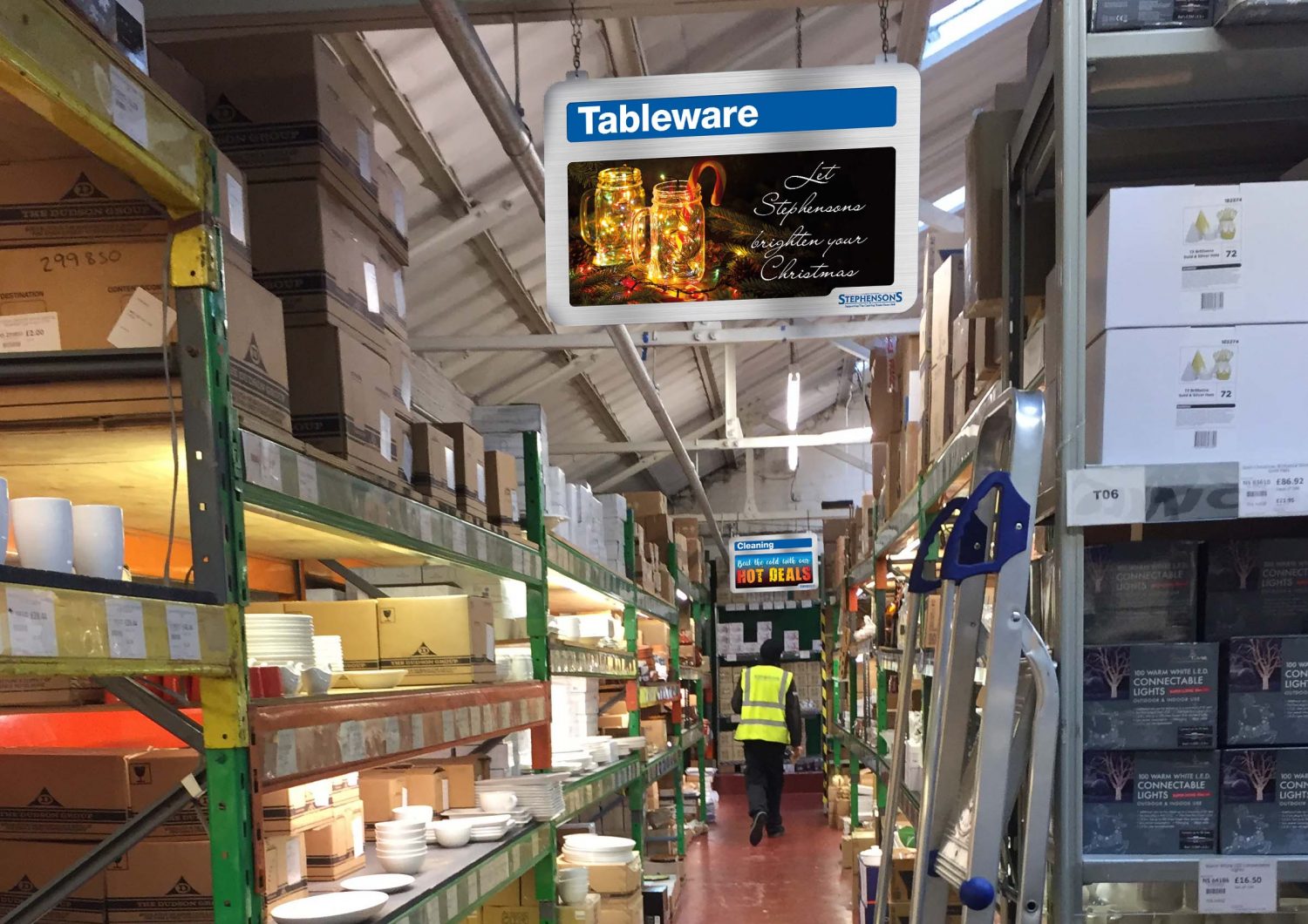 Stephensons signage